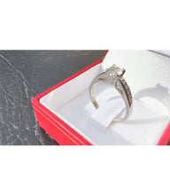 Load image into Gallery viewer, #459 - 10k White Gold, VS Natural Diamond Engagement Ring, Size 6 1/2
