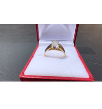 Load image into Gallery viewer, #484 - 14kt Yellow Gold, Half Carat Solitaire Engagement Ring, Size 5 3/4
