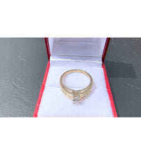 Load image into Gallery viewer, #479 - 14k Yellow Gold, 1/2 Carat Diamond Engagement Ring. Size 7 3/4
