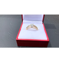 Load image into Gallery viewer, #479 - 14k Yellow Gold, 1/2 Carat Diamond Engagement Ring. Size 7 3/4
