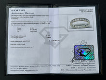 Load image into Gallery viewer, #461 - 18k White Gold, .70ct Natural Diamond Band, Size 5 1/2
