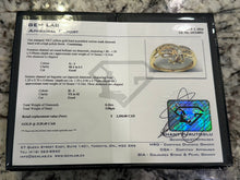 Load image into Gallery viewer, #481 - 10kt Yellow Gold, Diamond Baguette Twist Band, Size 8 1/2
