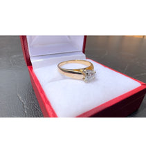 Load image into Gallery viewer, #484 - 14kt Yellow Gold, Half Carat Solitaire Engagement Ring, Size 5 3/4
