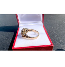 Load image into Gallery viewer, #506 - 14kt Yellow Gold 1/2 Carat Trinity Ring, Size 6 1/2
