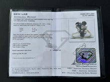 Load image into Gallery viewer, #458 - 14k White Gold, Pear Sapphire &amp; Diamond, Unique &amp; Custom Ring, Size 71/4
