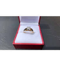 Load image into Gallery viewer, #484 - 14kt Yellow Gold, Half Carat Solitaire Engagement Ring, Size 5 3/4
