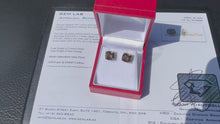 Load and play video in Gallery viewer, #802 - 14kt Yellow Gold, Smoky Quartz Earrings
