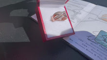 Load and play video in Gallery viewer, #787 - 10k Rose Gold, .43 Ct Diamond Ring, Size 7
