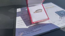 Load and play video in Gallery viewer, #806 - 14kt Yellow Gold, 1/2 Carat Diamond Band, Size 6
