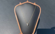 Load and play video in Gallery viewer, #890 - 1.15 Carat Oval Diamond Pendant / Chain Set 16-18”
