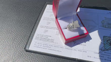 Load and play video in Gallery viewer, #820 - 10kt White Gold, 2.03 Carat Diamond Ring, Size 7.5
