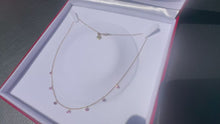 Load and play video in Gallery viewer, #795 - 18kt Yellow Gold, 1.54ct Pink Sapphire Necklace, 18” Long
