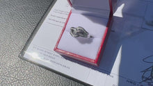Load and play video in Gallery viewer, #844 - .925 Sterling, 1/2 Carat Diamond Ring, Size 7
