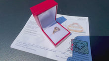 Load and play video in Gallery viewer, #863 - 10kt Rose Gold, Morganite &amp; Diamond Ring Size 7
