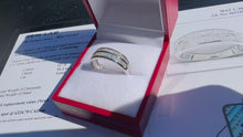 Load and play video in Gallery viewer, #840 - .91 Carat Princess Cut Diamond Band, Size 7

