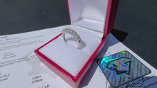 Load and play video in Gallery viewer, #893 - 14kt White Gold, 1.00ct Diamond Band, Size 6
