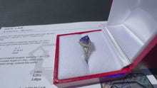 Load and play video in Gallery viewer, #901 EFFY Tanzanite &amp; Diamond Ring, Size 7
