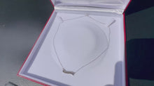 Load and play video in Gallery viewer, #789 - 1/4 Carat Diamond &amp; 10k Necklace 17”

