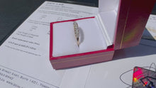 Load and play video in Gallery viewer, #842 - 14kt Yellow Gold, .41CT 3 Sided Diamond Band, Sz 7
