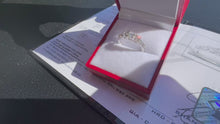 Load and play video in Gallery viewer, #797 - 18kt White Gold, 1.00 Carat Diamond Engagement Ring, Size 5
