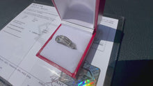 Load and play video in Gallery viewer, #780 - .925 Sterling 1/3 Carat Diamond Ring, Size 6
