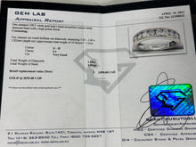 Load image into Gallery viewer, #357 - 10k, White Gold, 1.02 Carat Diamond, Channel Set Band, Size 7
